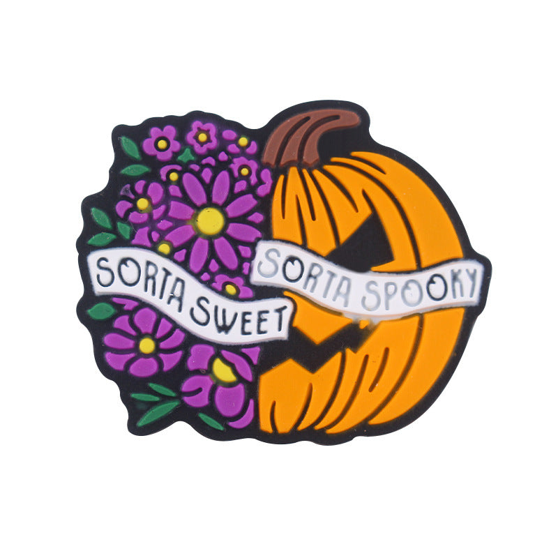 Wholesale 5pcs Cartoon Silicone Halloween Focal Beads ACC-BDS-GuangTian033