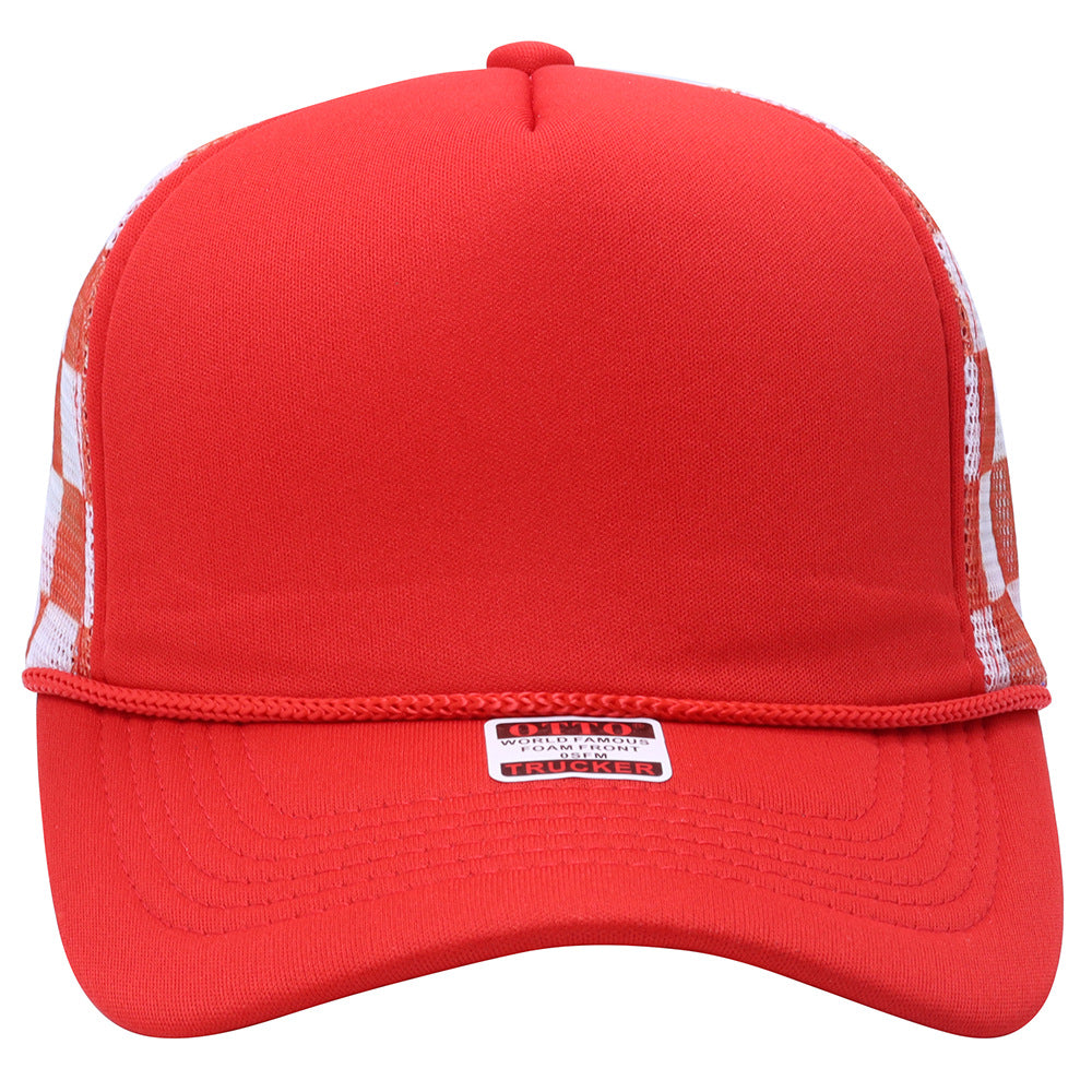 Wholesale Pink Plaid Cow Print Baseball Cap