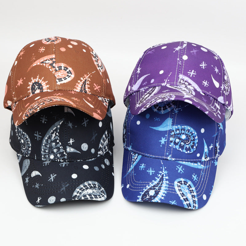 Wholesale  Cashew Baseball Cap Outdoor Sunshade Sunscreen Cap
