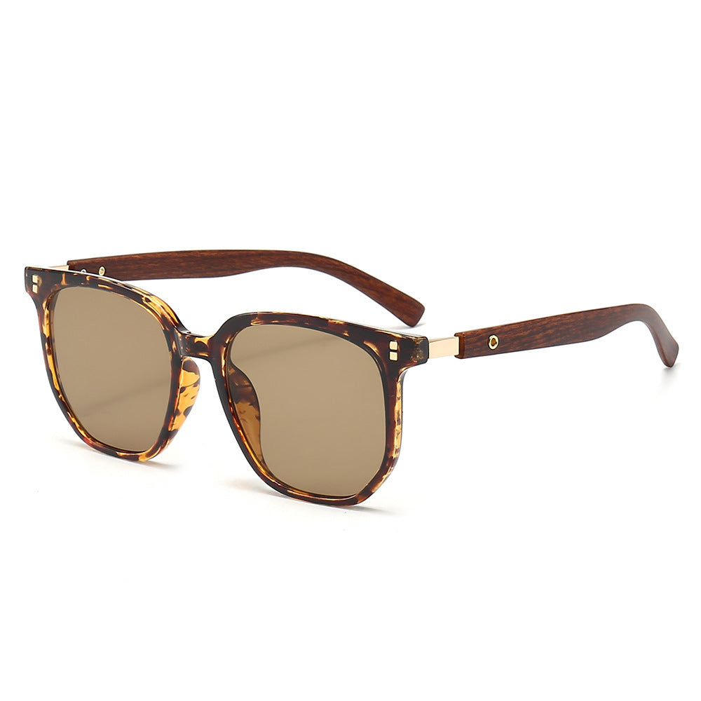 Wholesale Sunglasses Fashion Sunglasses Retro Wood Grain Legs