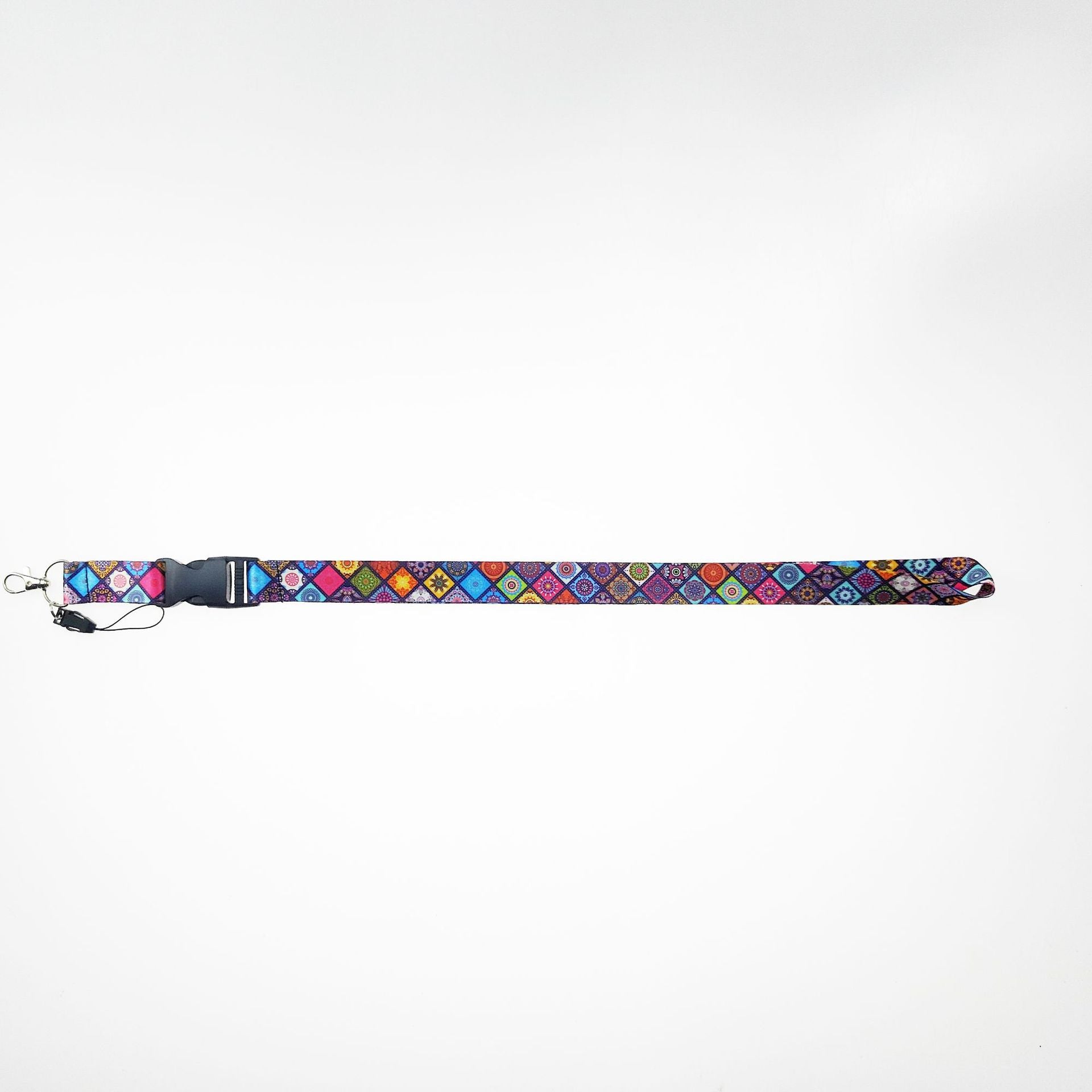 Wholesale Geometric Pattern Cell Phone Lanyard Keychains ACC-KC-Zhans002