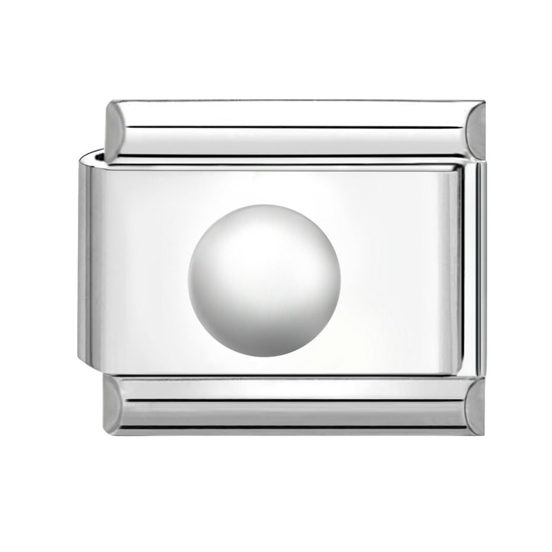 Wholesale Italian Charm Bracelet 9mm DIY Splicing Cute Creative Stainless Steel Composable Bracelet