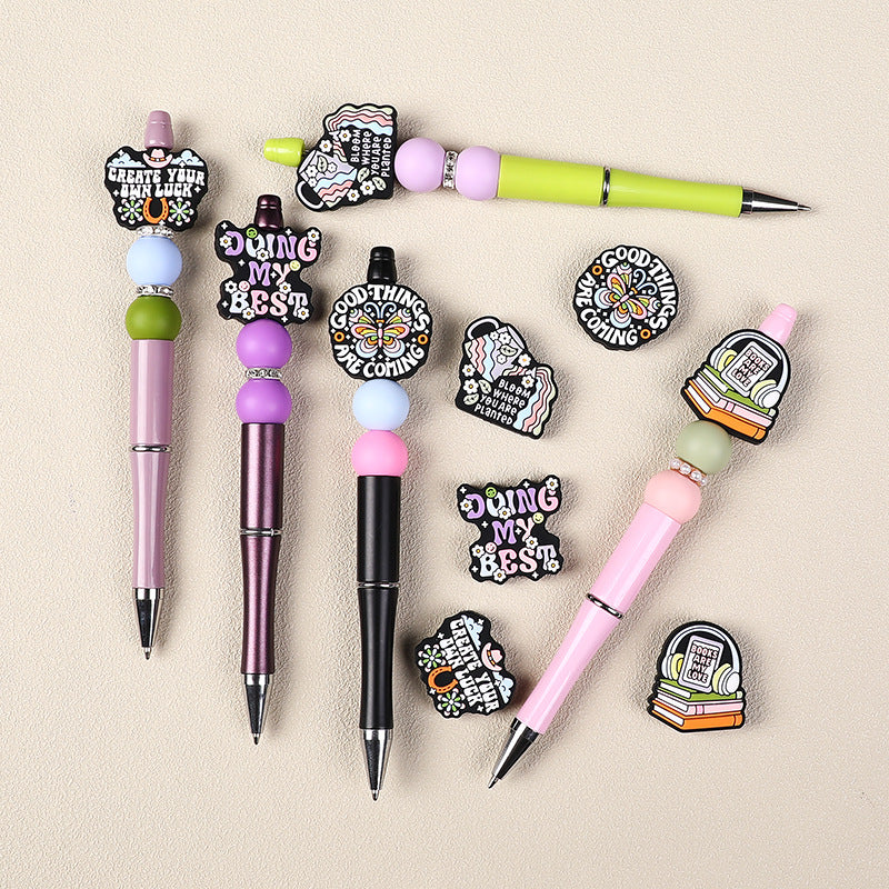 Wholesale 20pcs English brand Focal Beads DIY Bead Accessories