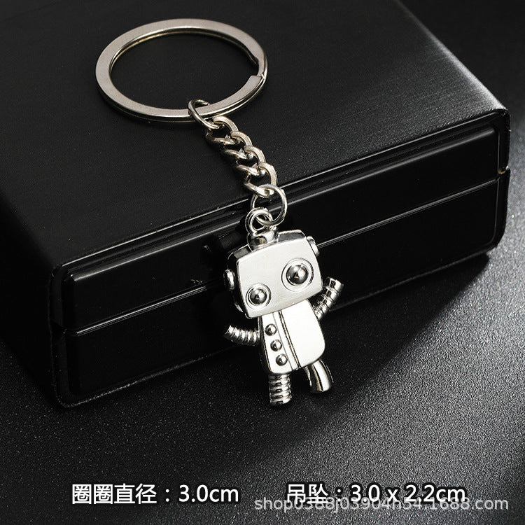 Wholesale Stainless steel spike cross eagle keychain  metal pendant