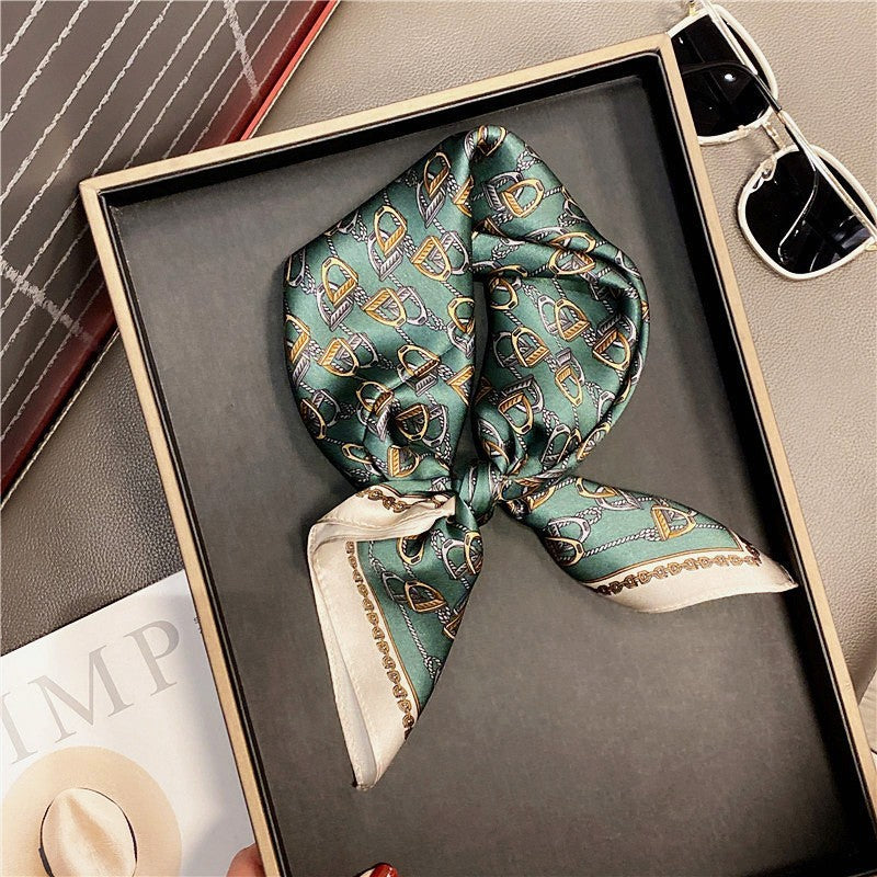 Wholesale  Silk f Women' s Autumn f f All-match Hair Band Fashion Small Square f