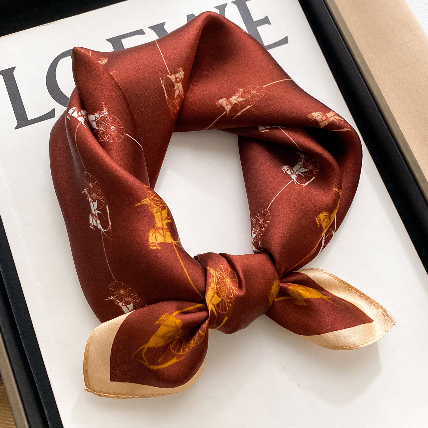 Wholesale Letter   Silk Scarf