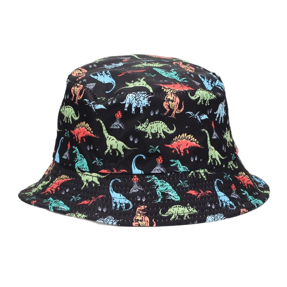 Wholesale  Animal Dinosaur Print Pattern Fisherman Hat Bucket Hat