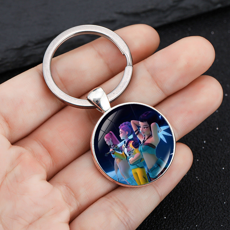 Wholesale kpop cartoon anime keychain