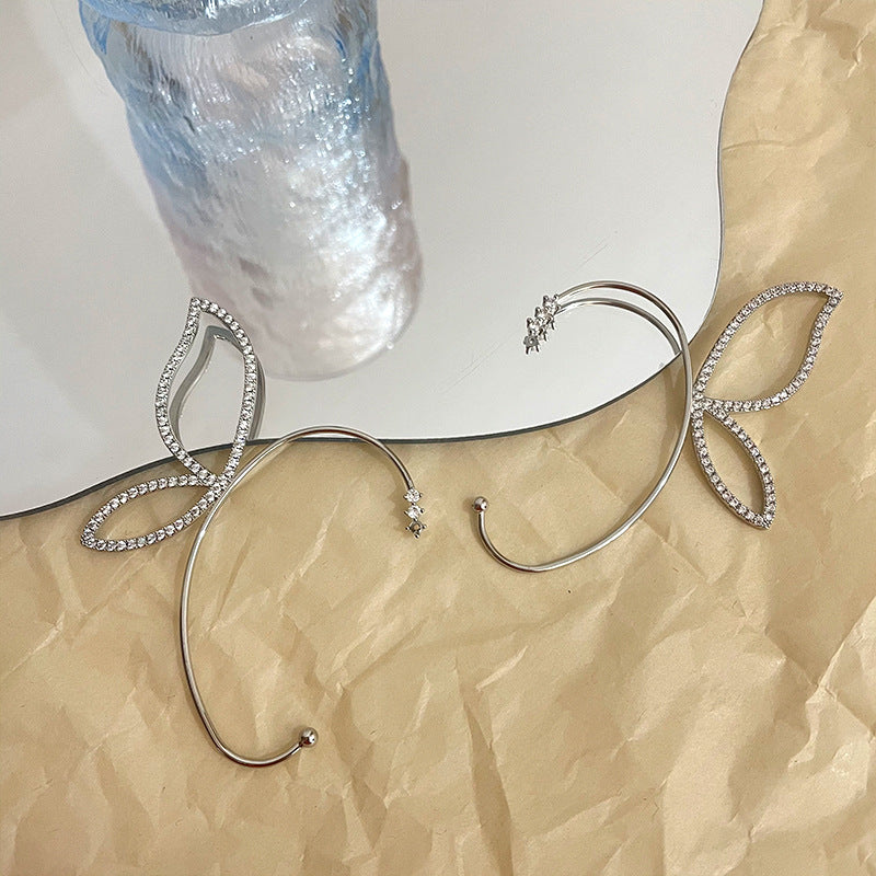 Wholesale alloy butterfly clip earrings