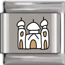 Wholesale Italian Charm Bracelet 9mm DIY Splicing White Series Stainless Steel Composable Bracelet