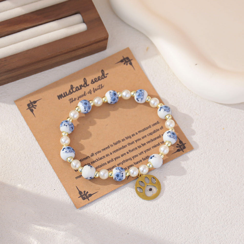 Wholesale Mother' s Day Colorful " MAMA"  Letter Bead Bracelet