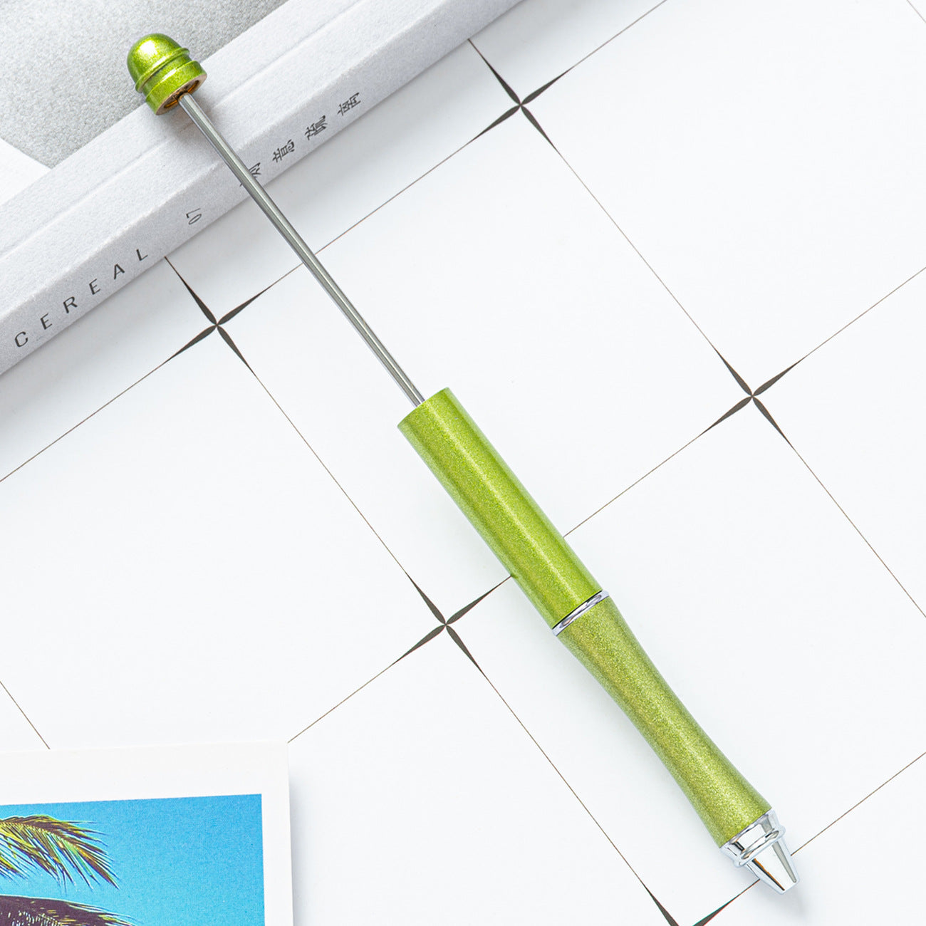 Wholesale Beadable Pens Metal Gradient Color DIY Bead Pens ACC-PN-HuaH052