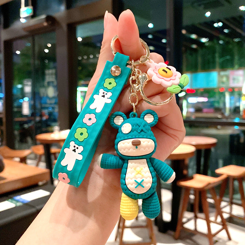 Wholesale Cartoon Woolen Bear Cute Keychain ACC-KC-Gongz003