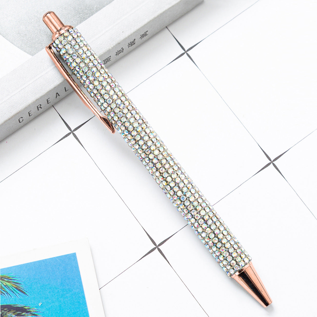 Wholesale Press Jump Pen Rhinestone Foreskin Press Pen ACC-PN-HuaHao016