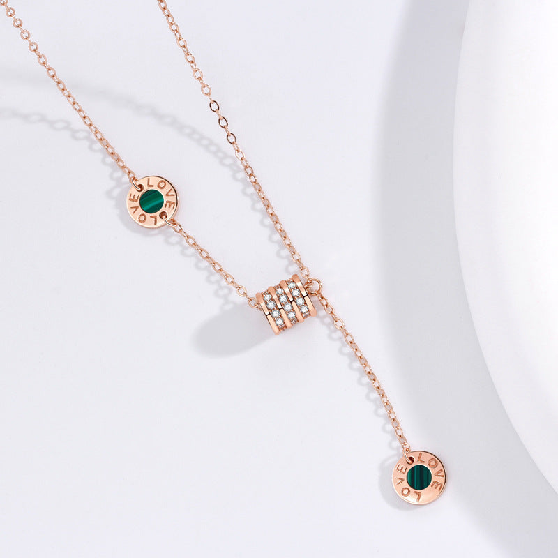 Wholesale Sterling Silver Love Waist Necklace ACC-NE-XJF002