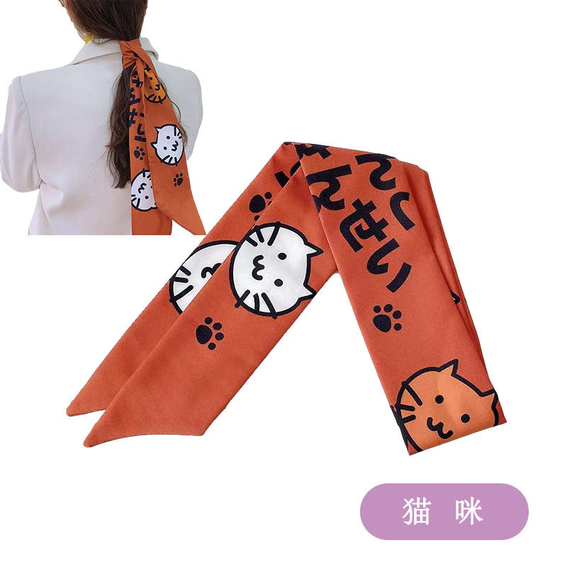 Wholesale Retro Bow Ribbon Streamer Mori Headband Hair Scrunchies ACC-HS-Weim002