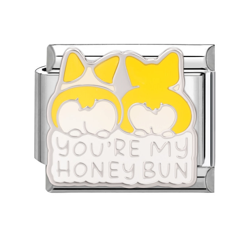 Wholesale Italian Charm Bracelet 9mm DIY Splicing Cute Creative Stainless Steel Composable Bracelet