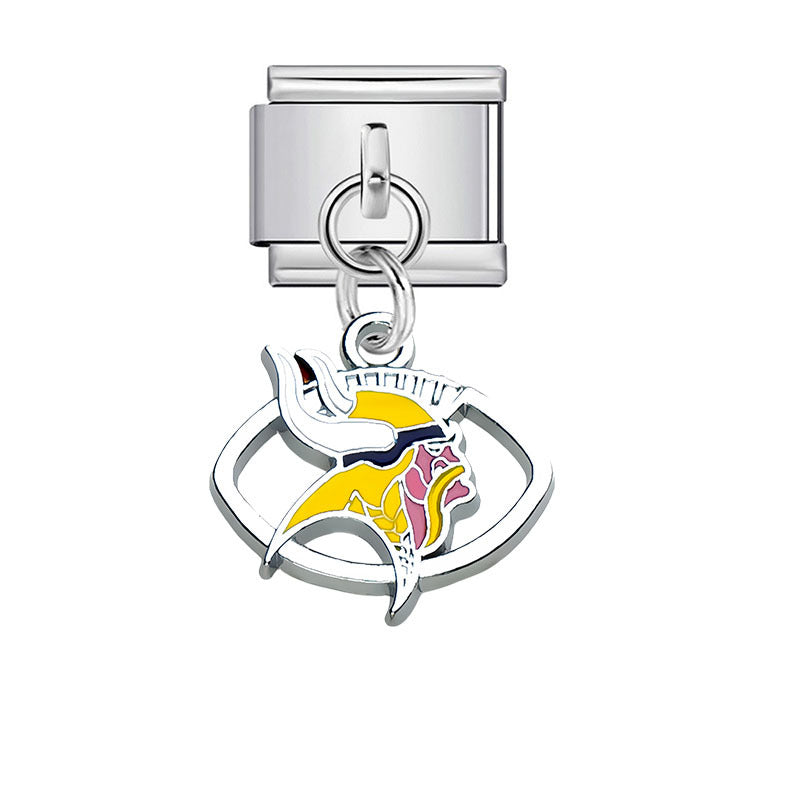Wholesale Italian Modular Pendant Detachable Stainless Steel DIY Jewelry Accessory