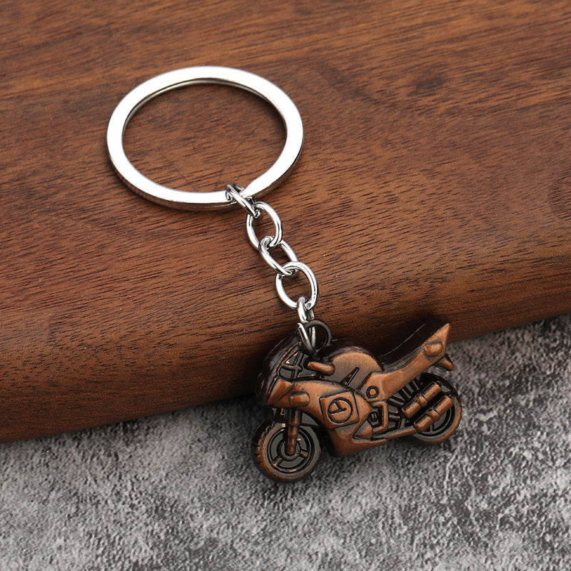 Wholesale  three-dimensional heavy motorcycle metal keychain