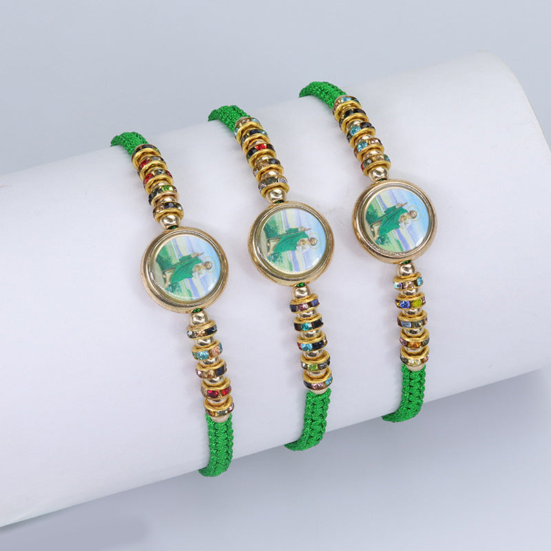 Wholesale  Virgin  woven hand rope bracelet