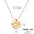Wholesale light luxury versatile mirror pendant geometric necklace