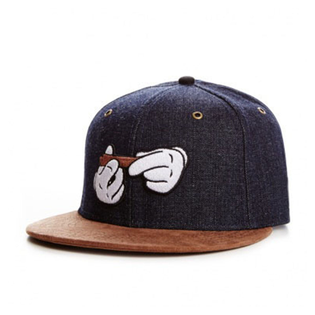 Wholesale  hip-hop two-handed cowboy hat breathable cartoon baseball cap