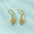 Wholesale  vintage exaggerated  alloy shell conch pendant fashion bohemian style earrings