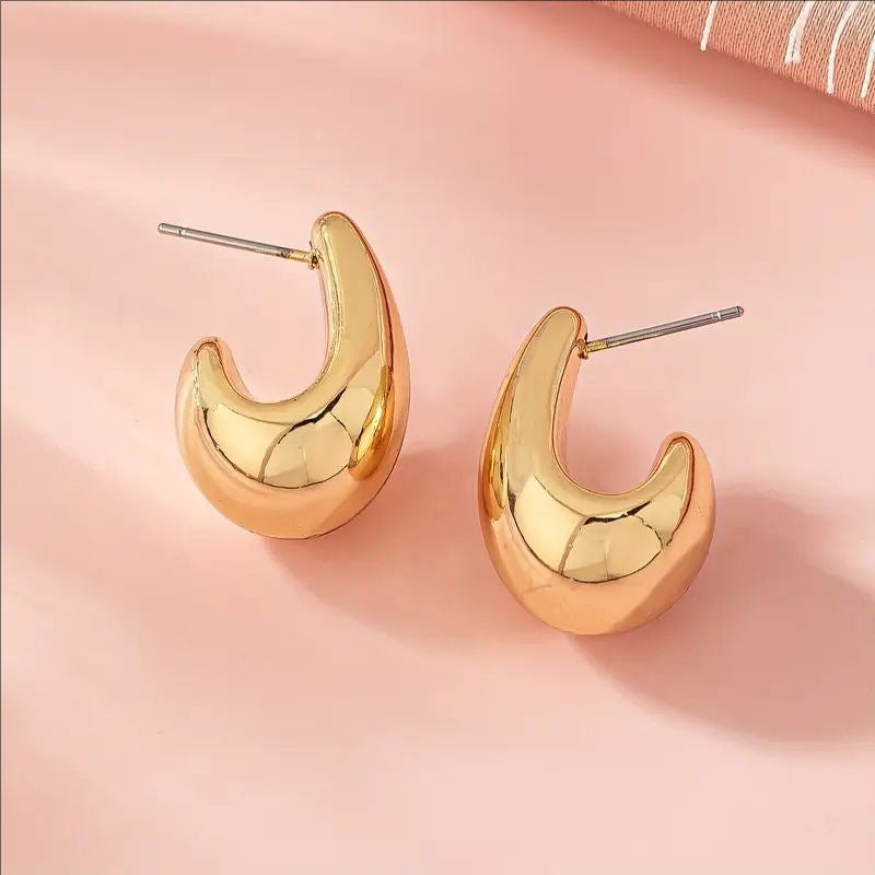 Wholesale Teardrop Earrings Alloy Electroplated European Style Jewelry Accessory