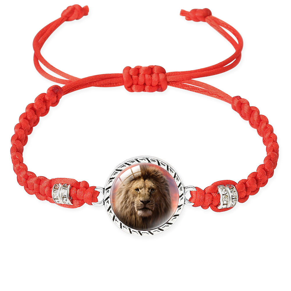 Wholesale Lion braid adjustable bracelet