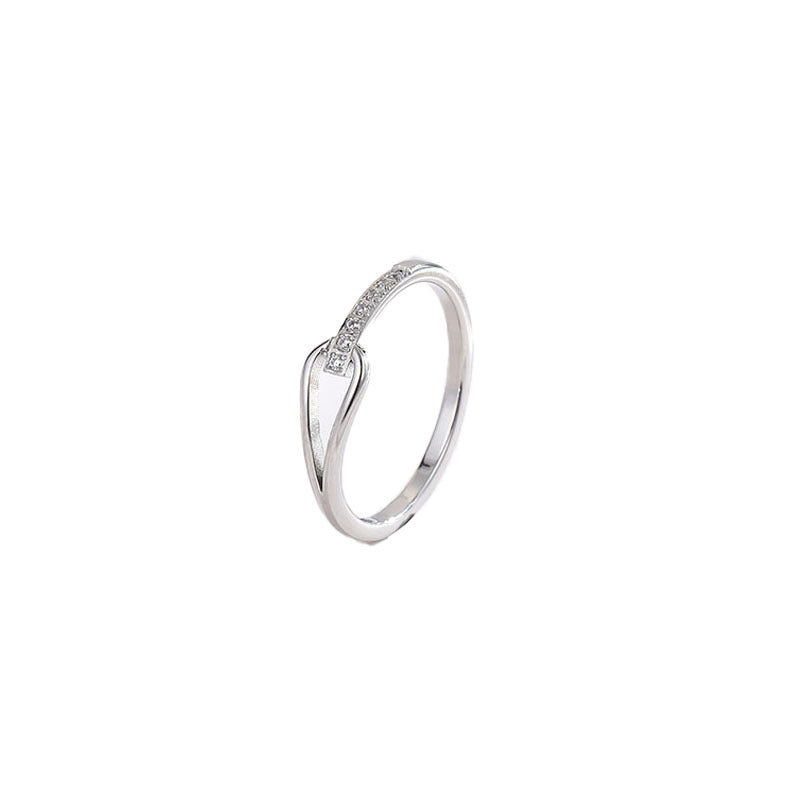 Wholesale Steel titanium diamond ring