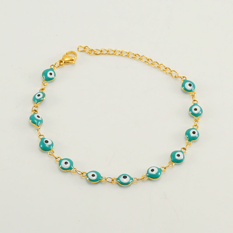 Wholesale Devil's Eye Bracelet  Titanium Steel Fashion Eye Bracelet