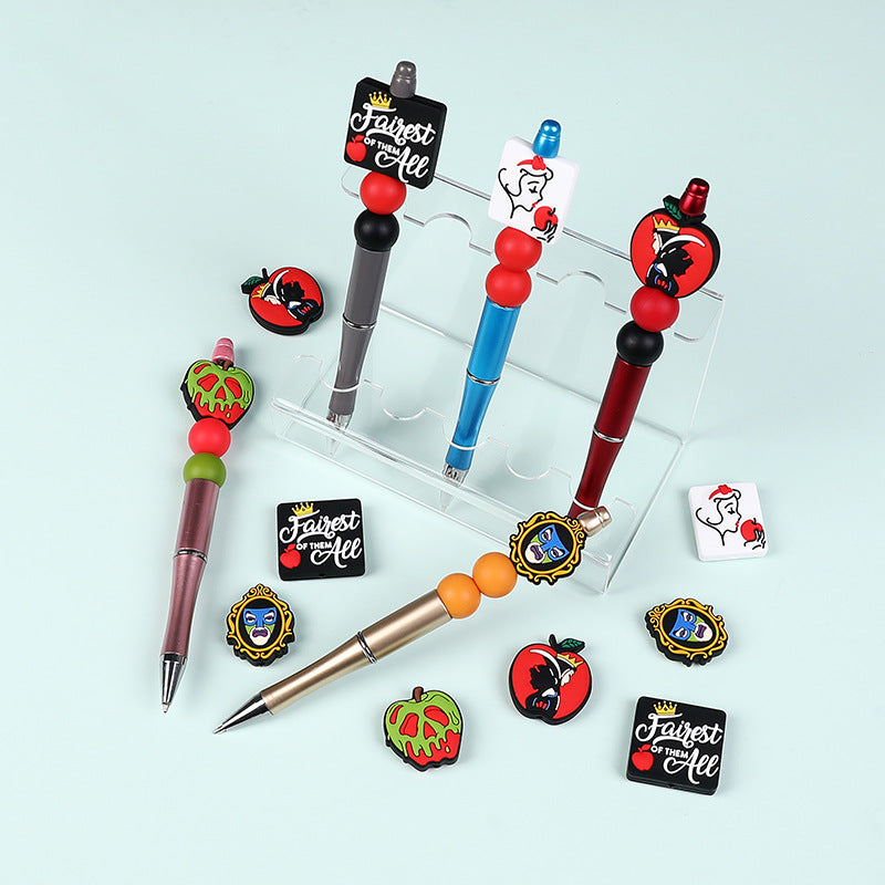 Wholesale 20pcs Cartoon Princess Focal Beads DIY Bead Accessories