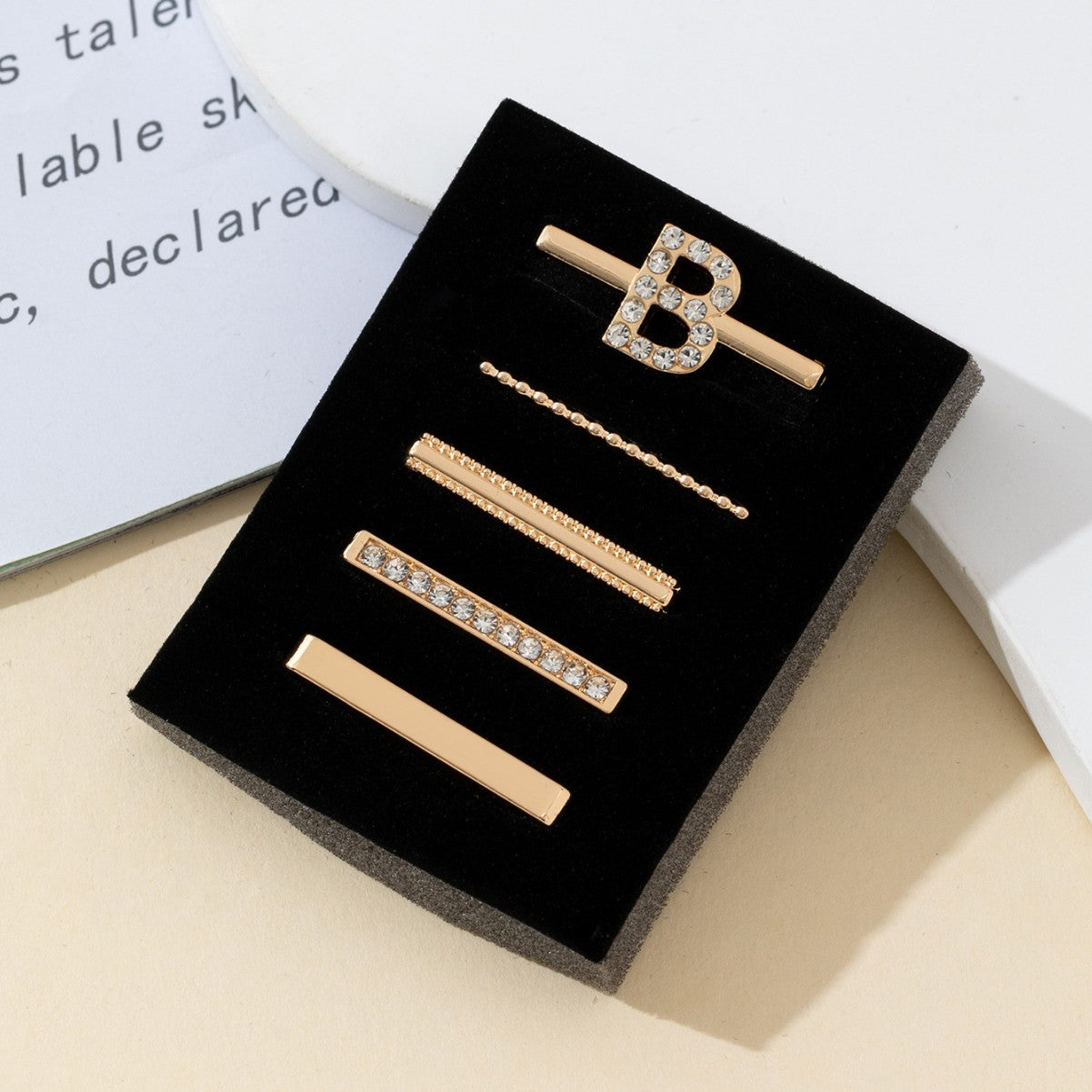 Wholesale Stylish Alloy English Letter Decorative Ring For Band Fashion Accessory Resale