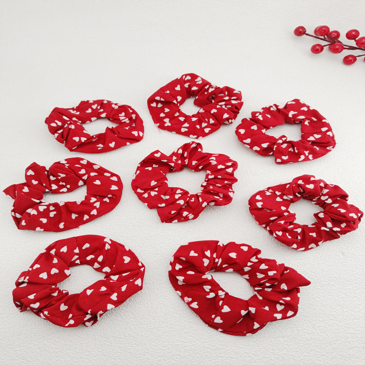 Wholesale Valentine's Day fashion red elastic hair band