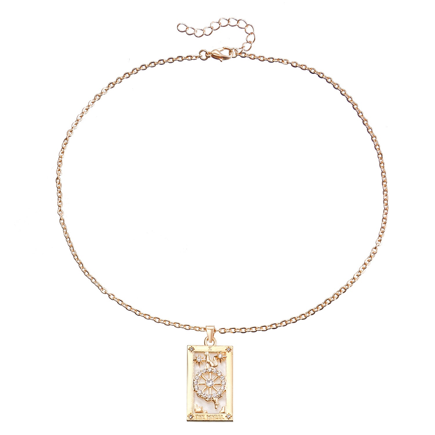 Wholesale Alloy Layering Chain Pendant Necklace Fashion Jewelry Accessory