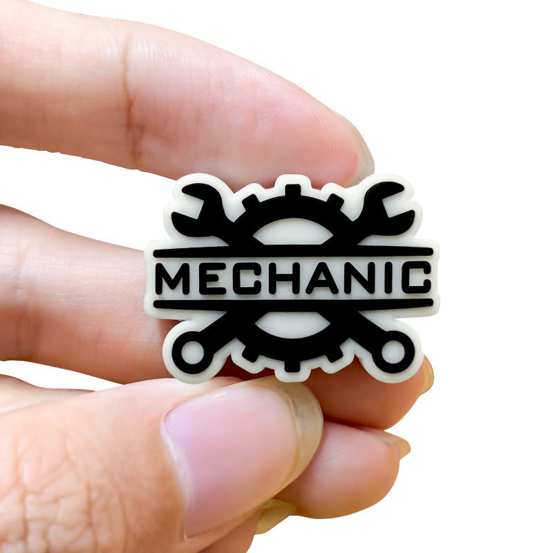 Wholesale 10pcs Cartoon Technician Repair Focal Beads DIY Beading Accessories ACC-BDS-WDX125