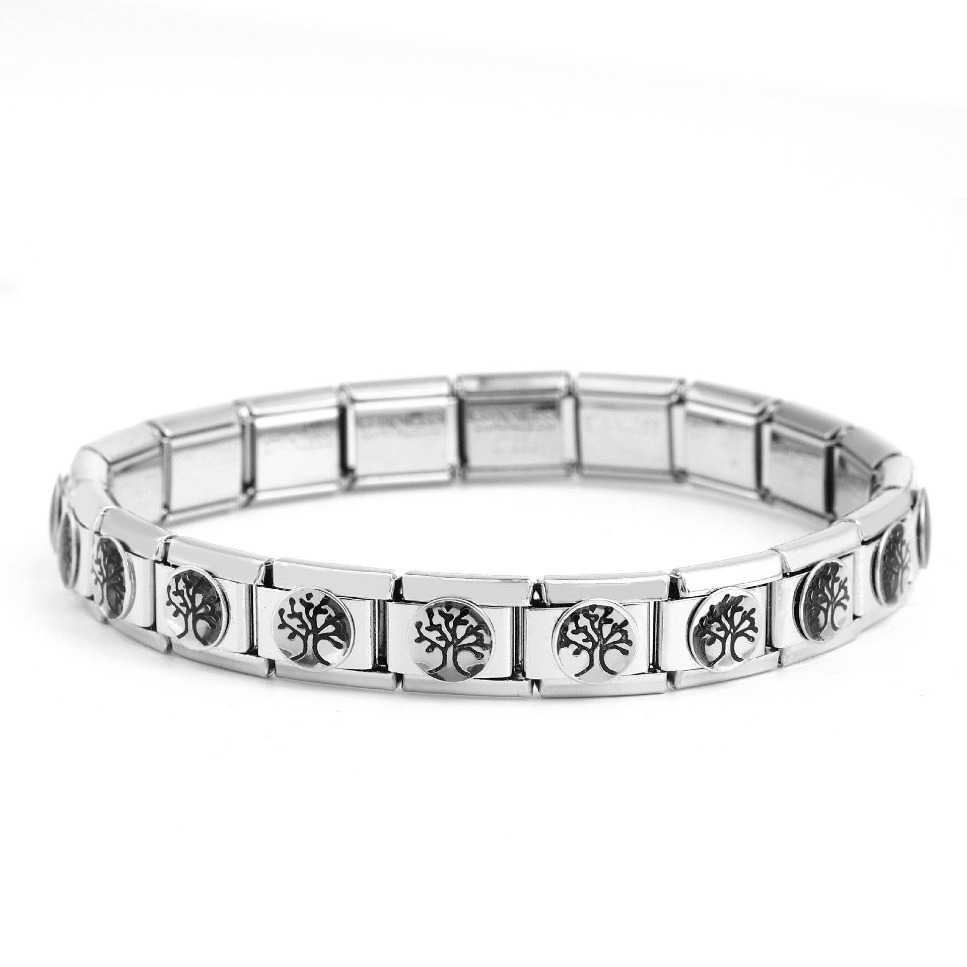 Wholesale Italian Charm Bracelet Charm Module Stainless Steel Bracelet 9mm DIY Pattern Free Stitching Detachable Composable Bracelet ACC-BT-XY001