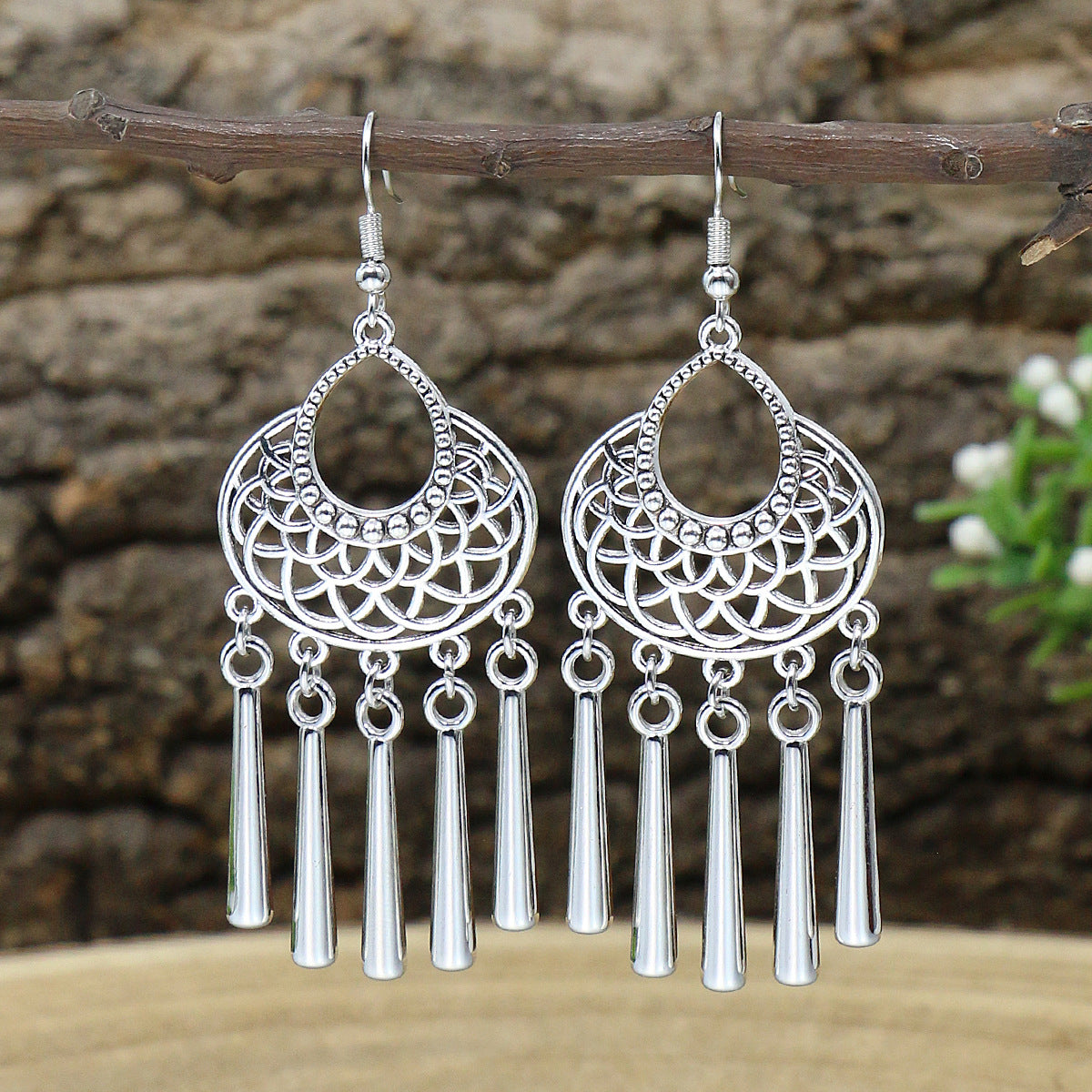 Wholesale Bohemian Ethnic Style Tassel Earrings Fashion Jewelry Accessory for Boutique Resale or Gift