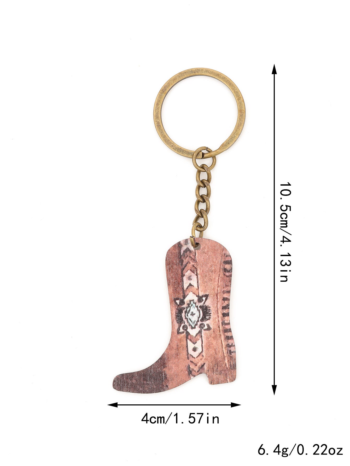Wholesale Western Style Boots Zinc Alloy Keychain ACC-KC-YTian014