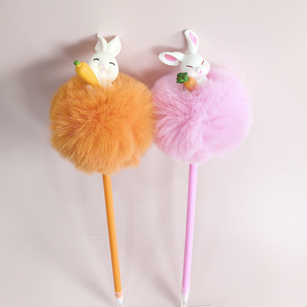 Wholesale Easter Bunny Carrot Plush Pen