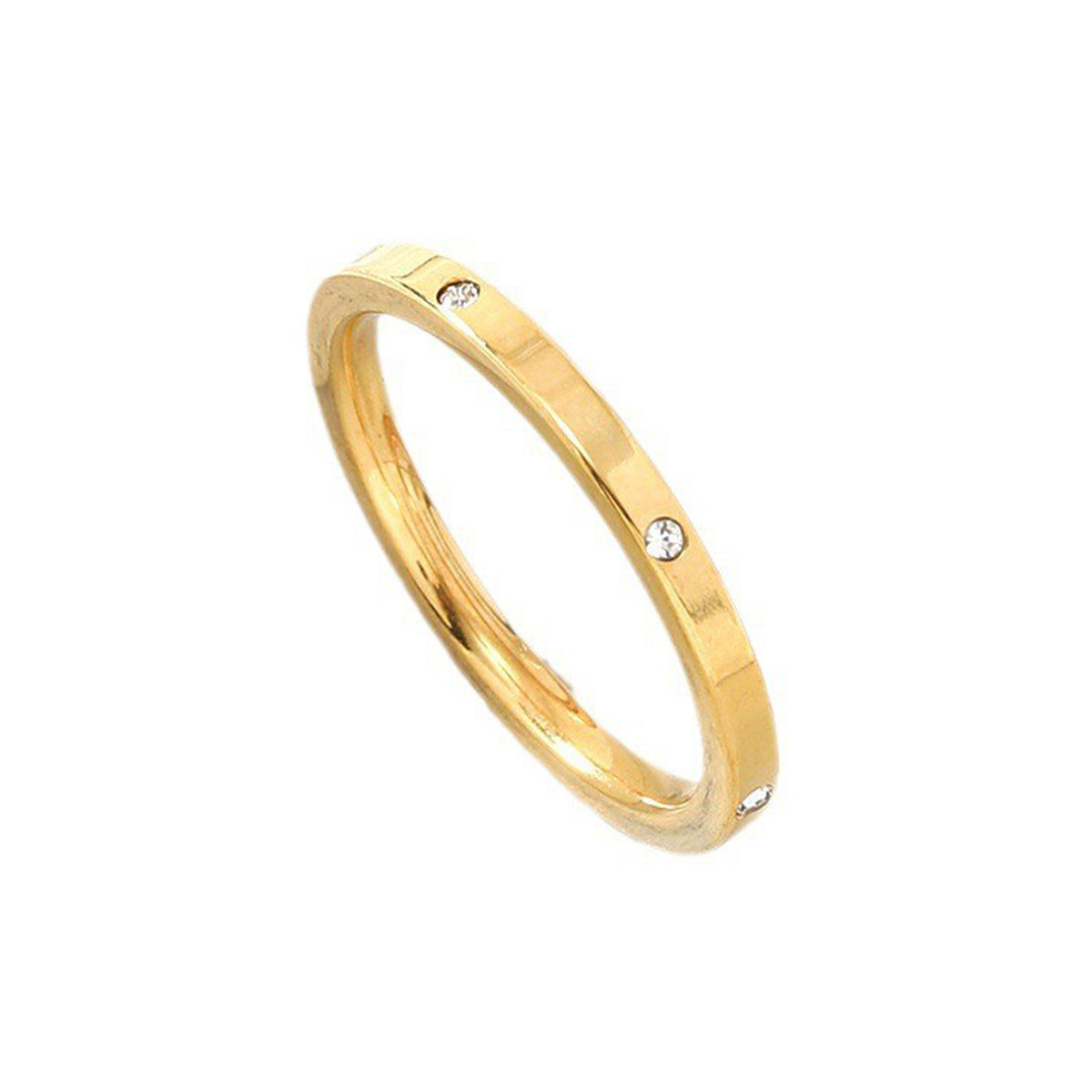 Wholesale Stainless Steel Micro Diamond Four Piece Rings Set ACC-RS-WangG008