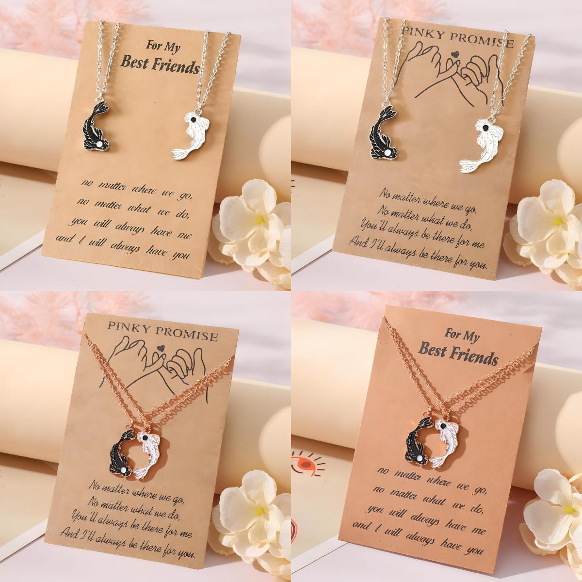 Wholesale  Metal Oil Dropping  Fish Necklace