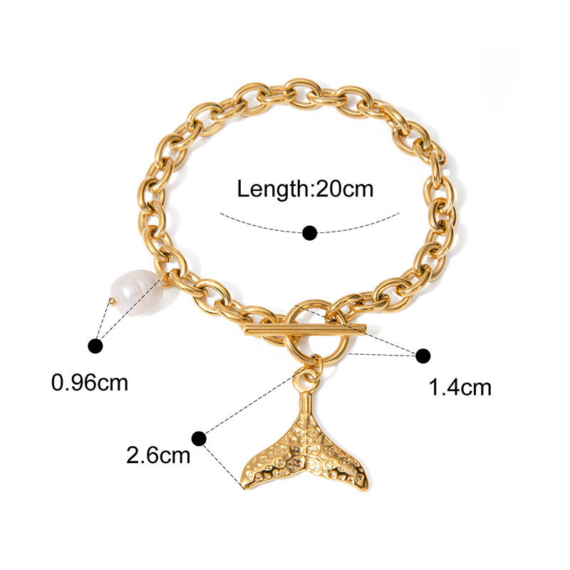Wholesale 18K Gold Stainless Steel Diamond Bracelet ACC-BT-QiYun008
