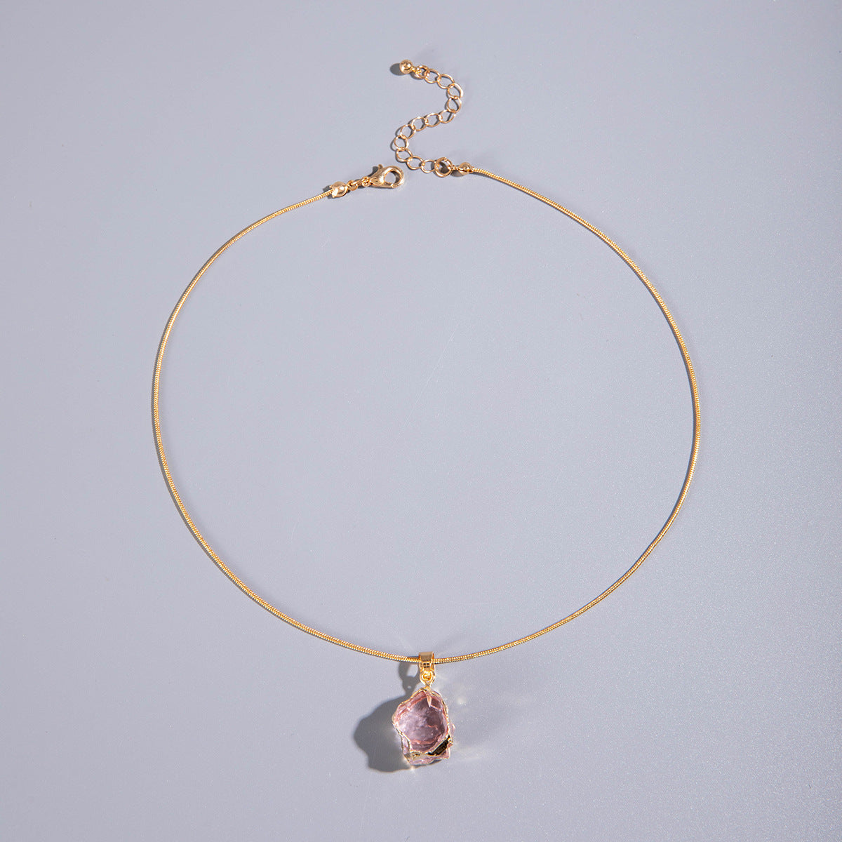 Wholesale Versatile Colorful Crystal Stone Pendant Necklace