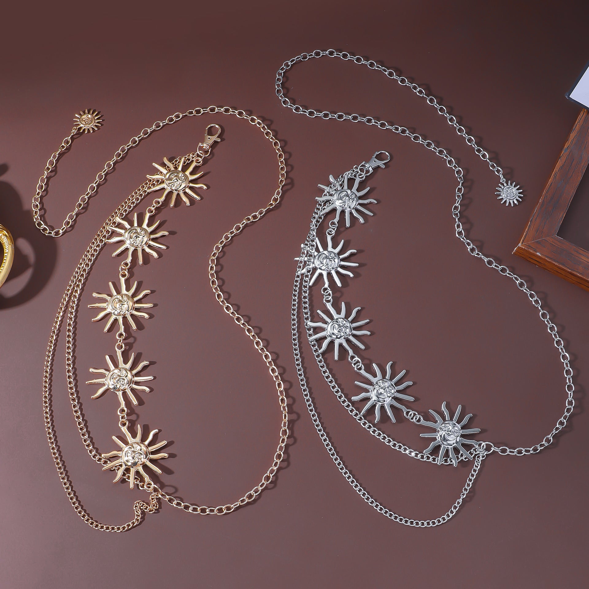 Wholesale Metal Sun Adjustable Body Chain body jewelry