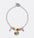 Wholesale Stainless steel oil dripping beaded multi-pendant colorful diamond bracelet