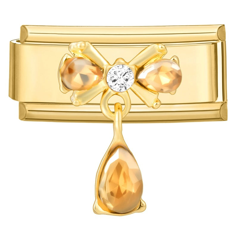 Wholesale 9mm Italian Charm Starter Bracelets DIY Long Terms Stainless Steel Composable Bracelet