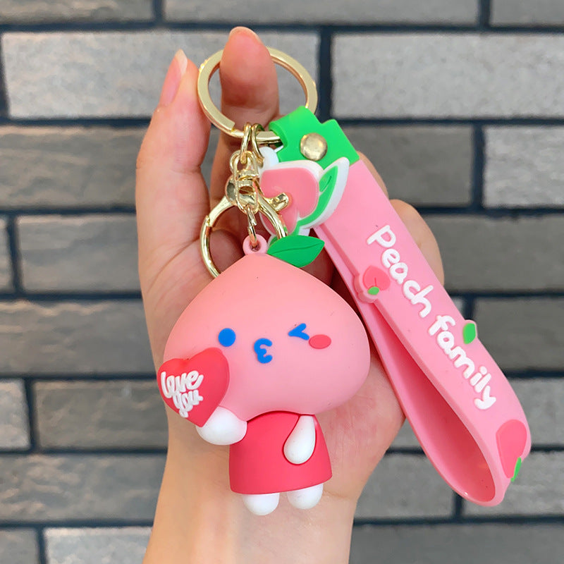 Wholesale Cartoon Cute Silicone Keychain ACC-KC-Lanb002
