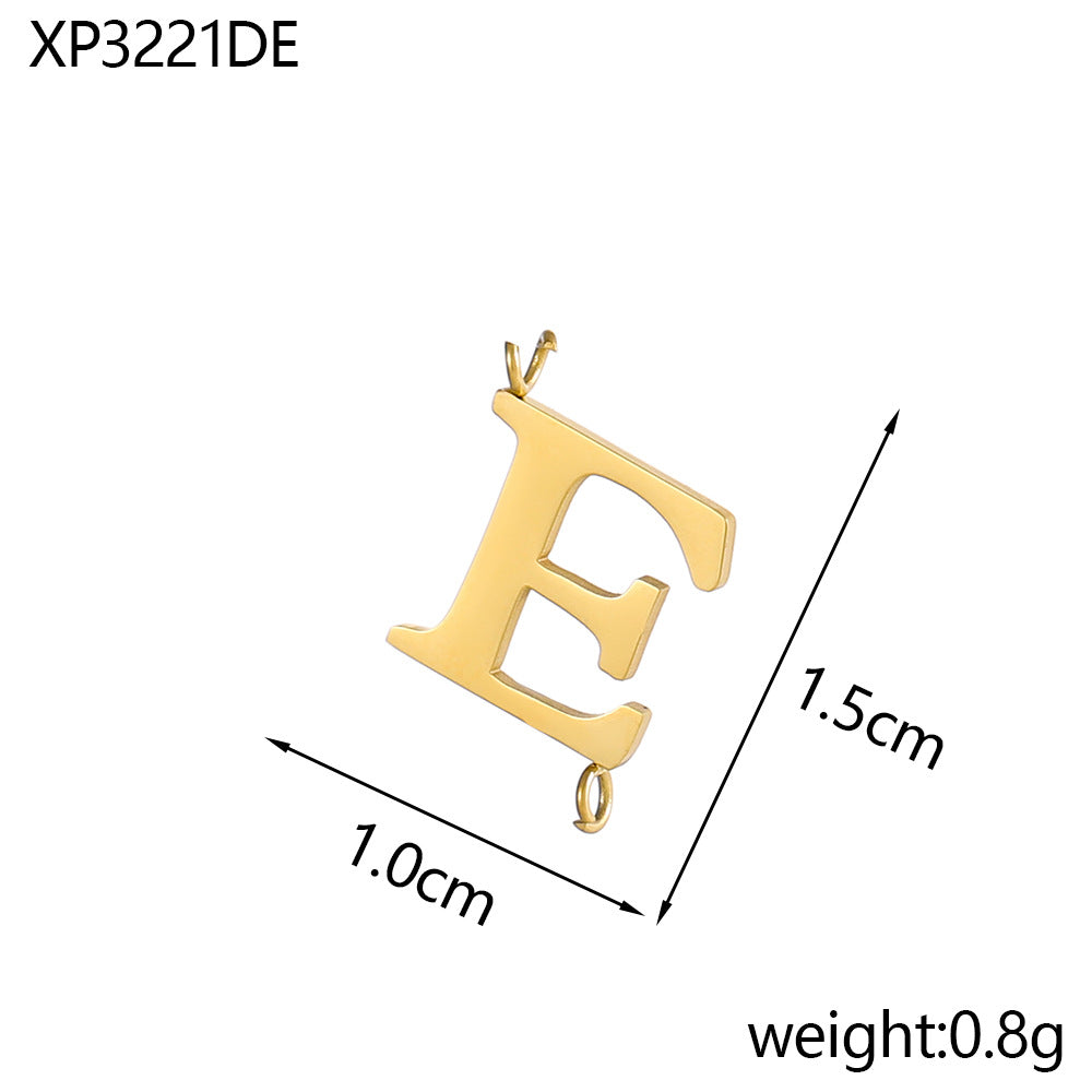 Wholesale Stainless Steel 26 Letter Pendant