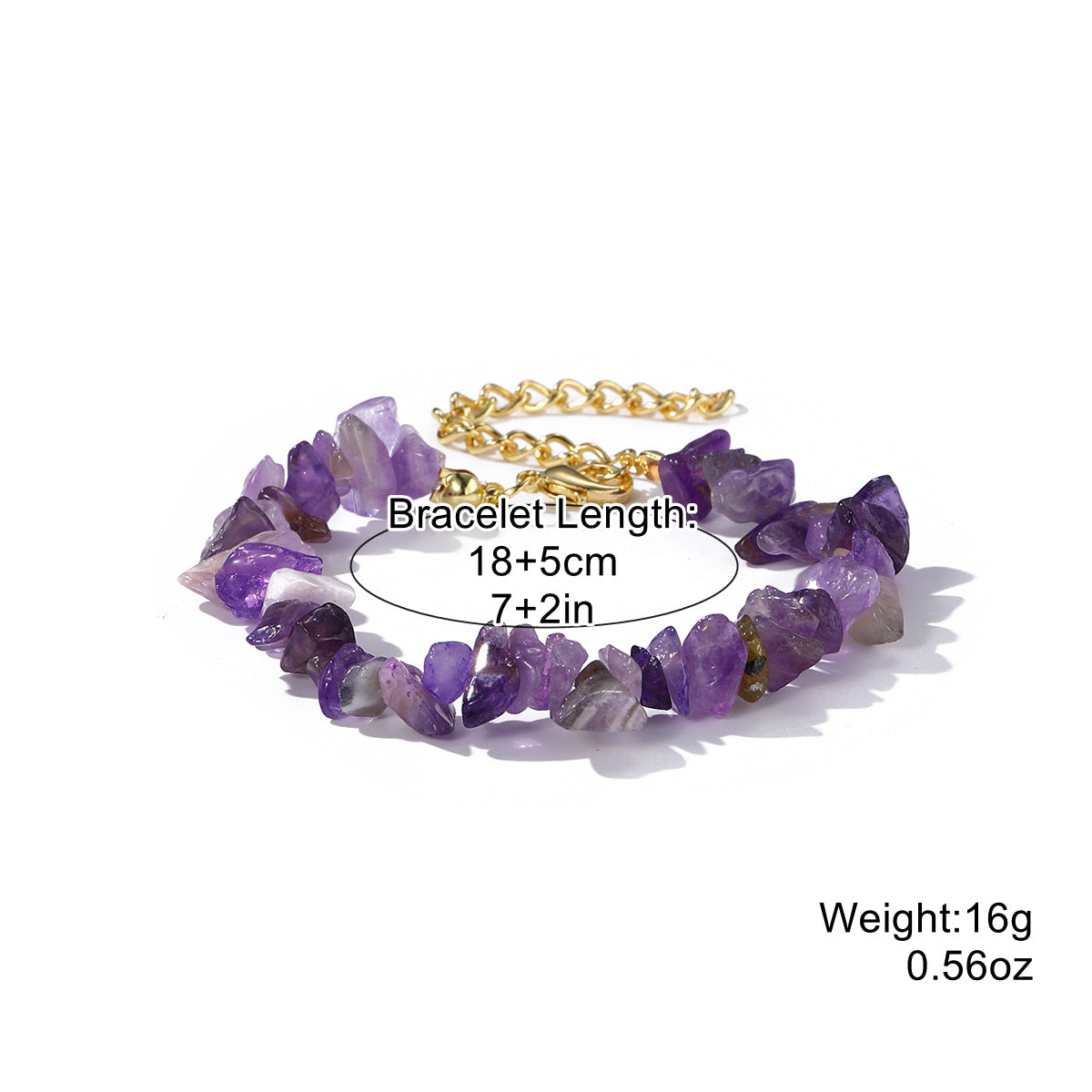 Wholesale  Bohemian colored gravel bracelet